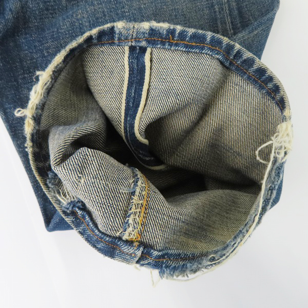 実際に弊社で買取させて頂いたLevis/リーバイス 505 42TALON 42タロンジップ 刻印4 デニムパンツの画像 4枚目