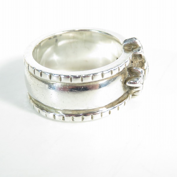 実際に弊社で買取させて頂いたLoree Rodkin/ローリーロドキン WIDE RIDGED BAND W/ラージファンシークロス リング 15-16号の画像 4枚目