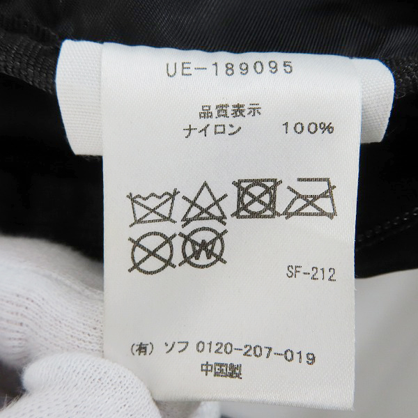 実際に弊社で買取させて頂いたuniform experiment/ユニフォームエクスペリメント ボディバッグ ブラックの画像 7枚目