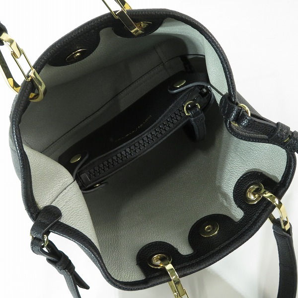 実際に弊社で買取させて頂いたEMPORIO ARMANI/エンポリオアルマーニ 2Way レザー ショルダー バッグの画像 5枚目