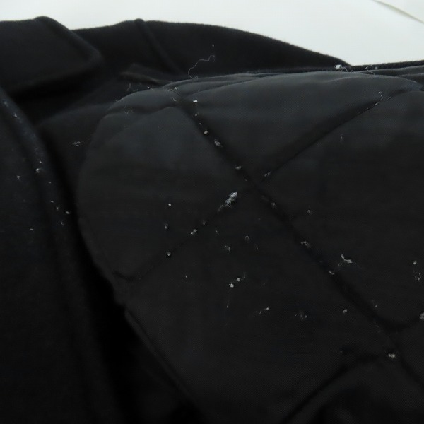 実際に弊社で買取させて頂いたSCHOTT/ショット MELTON DOUBLE RIDERS JACKET/メルトンダブルライダースジャケット 7069/20の画像 7枚目