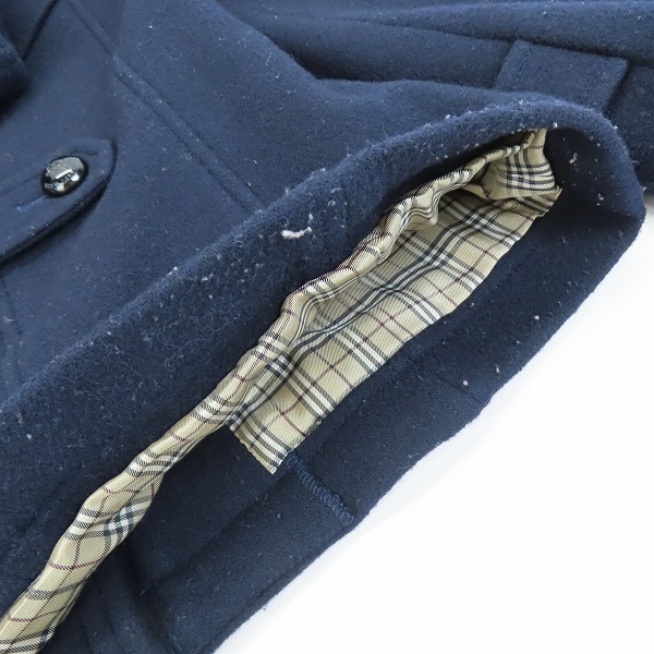 実際に弊社で買取させて頂いた【JPタグ】BURBERRY LONDON BLUE LABEL/バーバリーロンドンブルーレーベル ウールダッフルコート E1F50-699-29 36の画像 8枚目