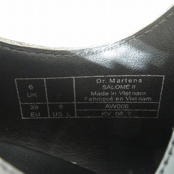 実際に弊社で買取させて頂いたDr.Martens/ドクターマーチン SALOME Ⅱ/サロメ ヒールショートブーツ UK6の画像 5枚目
