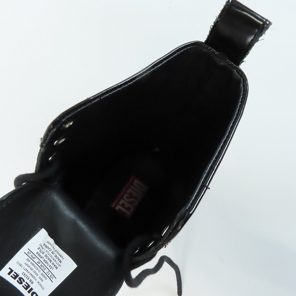 実際に弊社で買取させて頂いたDIESEL/ディーゼル コンバットブーツ D-KONBA MB/Y02849 P4471 T8013/29の画像 4枚目