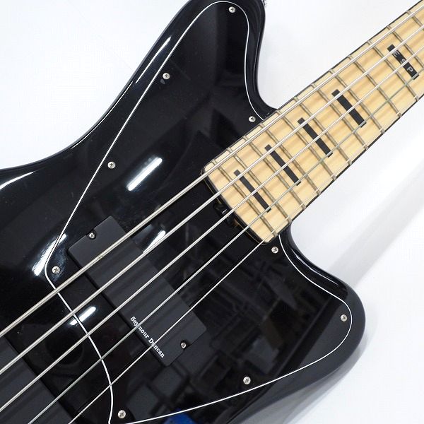 実際に弊社で買取させて頂いた★ESP/イーエスピー E-Ⅱ BG-5 Black アクティブ 5弦エレキベース Seymour Duncanピックアップ搭載 ギグケース付の画像 5枚目