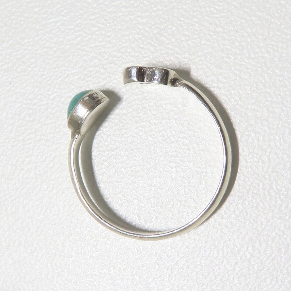 実際に弊社で買取させて頂いたHOLLYWOOD RANCH MARKET/ハリウッドランチマーケット ハート ストーンリング 8.5号の画像 5枚目