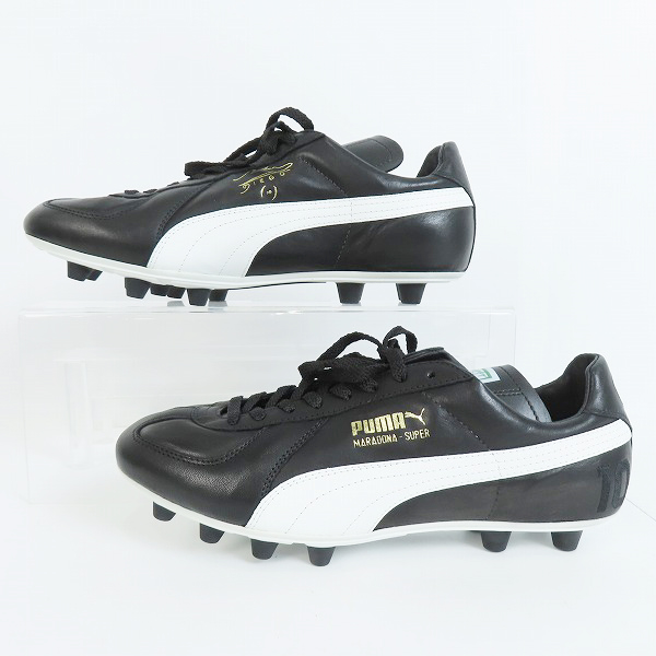 実際に弊社で買取させて頂いた【未使用】puma/プーマ maradona super fg 日本国内限定30足 スパイクシューズ 103816-01/27の画像 3枚目