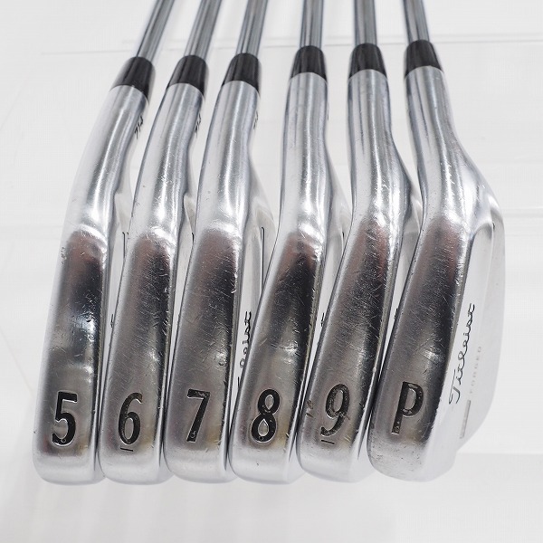 実際に弊社で買取させて頂いたTitleist/タイトリスト MB 714 FORGED/フォージド アイアン #5～9,Pw 6本セット Dynamic GOLD FLEX:S200の画像 1枚目