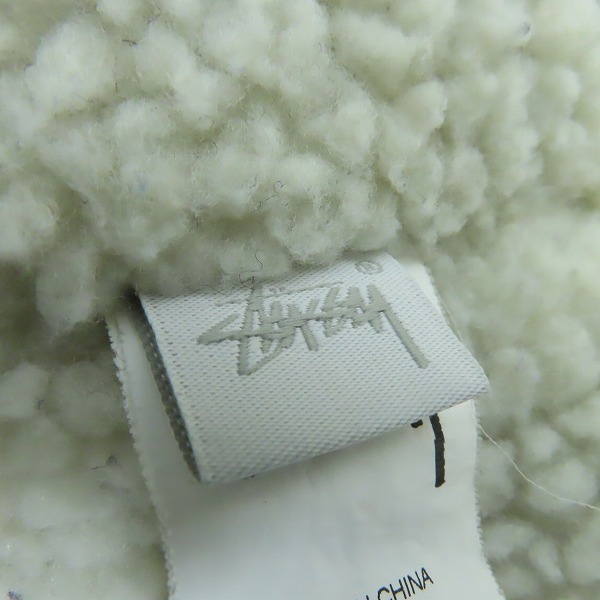 実際に弊社で買取させて頂いたSTUSSY/ステューシー ロゴ刺繍 ウールジャケット/Sの画像 3枚目
