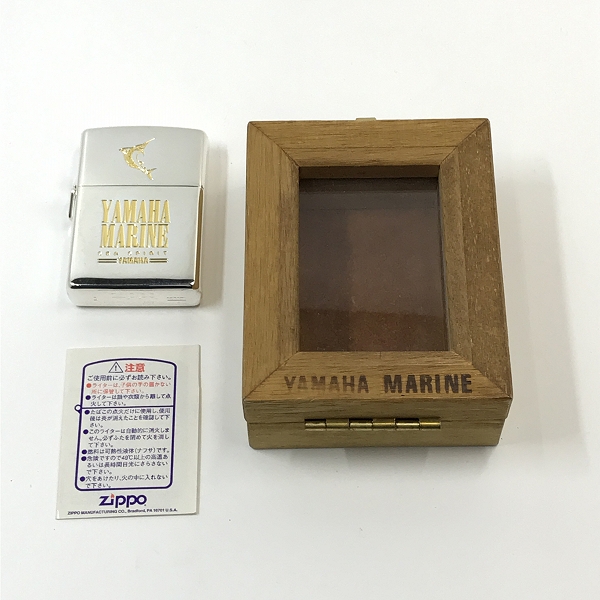 実際に弊社で買取させて頂いたZIPPO/ジッポー YAMAHA MARINE フィッシュモチーフ/98年製の画像 7枚目