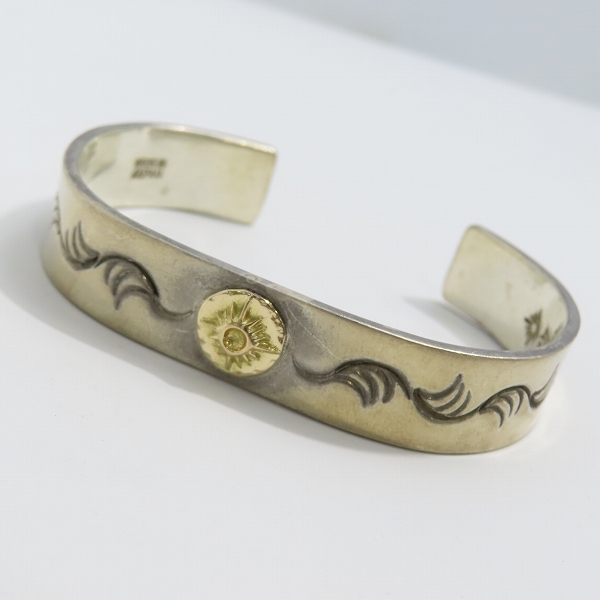 実際に弊社で買取させて頂いたARIZONA FREEDOM/アリゾナフリーダム K18付き 太陽神 バングル