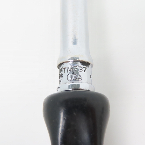 実際に弊社で買取させて頂いたSnap-on/スナップオン 1/4インチ ラチェットレンチ TM737の画像 7枚目