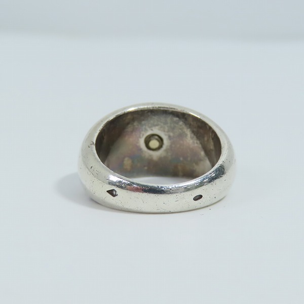 実際に弊社で買取させて頂いたHERMES/エルメス セリエ コンビカラーリング K18YG×SV 52/11.5号の画像 4枚目