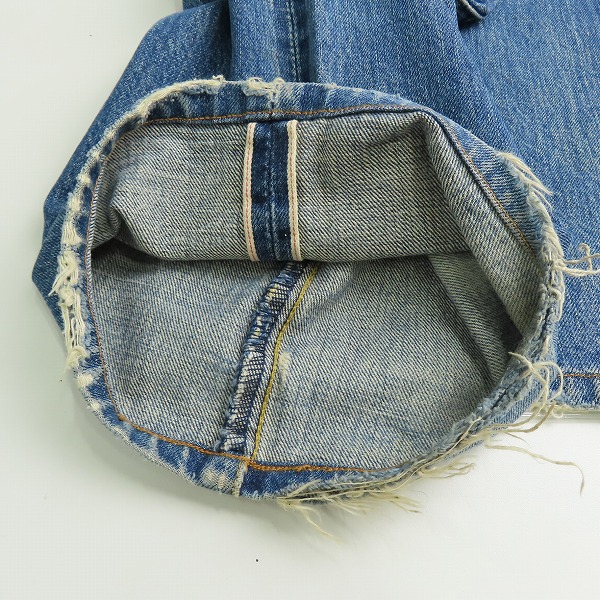 実際に弊社で買取させて頂いたLevi’s/リーバイス 702-XX 刻印J22 ビッグE 赤耳 日本製 デニムパンツ/36の画像 6枚目