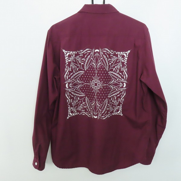 実際に弊社で買取させて頂いたBack Channel/バックチャンネル 長袖 ワークシャツ/Lの画像 1枚目