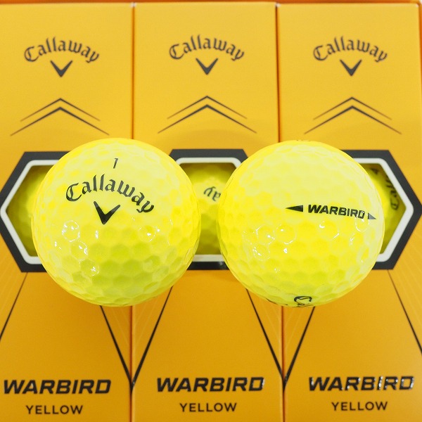 実際に弊社で買取させて頂いた【未使用】Callaway/キャロウェイ WARBIRD ゴルフボール YELLOW/イエロー 1ダースの画像 1枚目