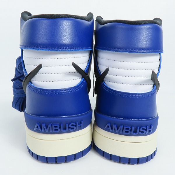 実際に弊社で買取させて頂いた【未使用】NIKE×AMBUSH/ナイキ×アンブッシュ DUNK HIGH DEEP ROYAL ダンクハイ ディープロイヤル CU7544-400 /26.5の画像 1枚目