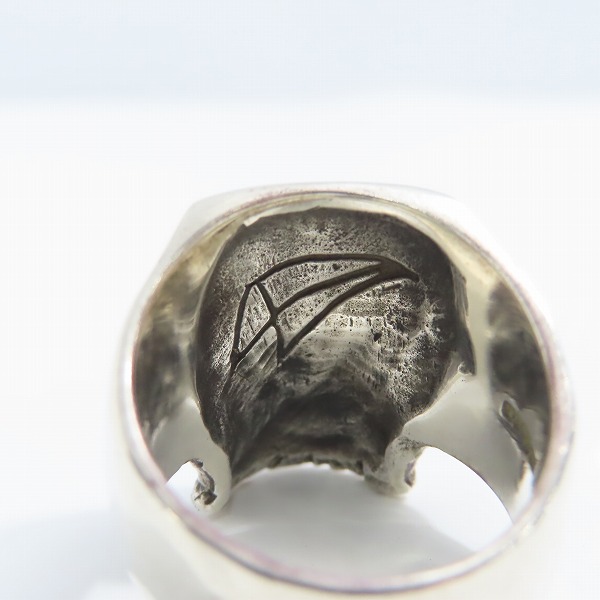 実際に弊社で買取させて頂いたCRAZY PIG/クレイジーピッグ LEMOLA SKULL RING レモラスカル リング 19.5-21.5号の画像 6枚目