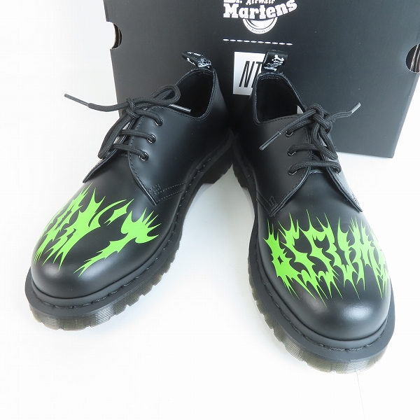 実際に弊社で買取させて頂いたDr.Martens×NTS/ドクターマーチン×NTS BLACK+BRIGHT GREEN 1461 NTS/31512128/UK8