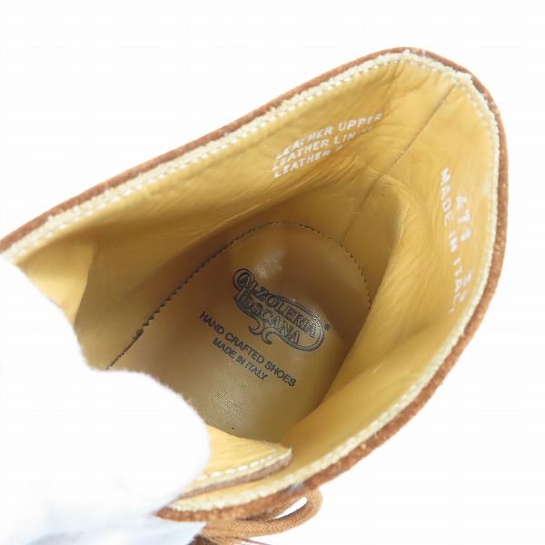 実際に弊社で買取させて頂いたCalzoleria Toscana/カルツォレリア トスカーナ チャッカブーツ/39の画像 4枚目