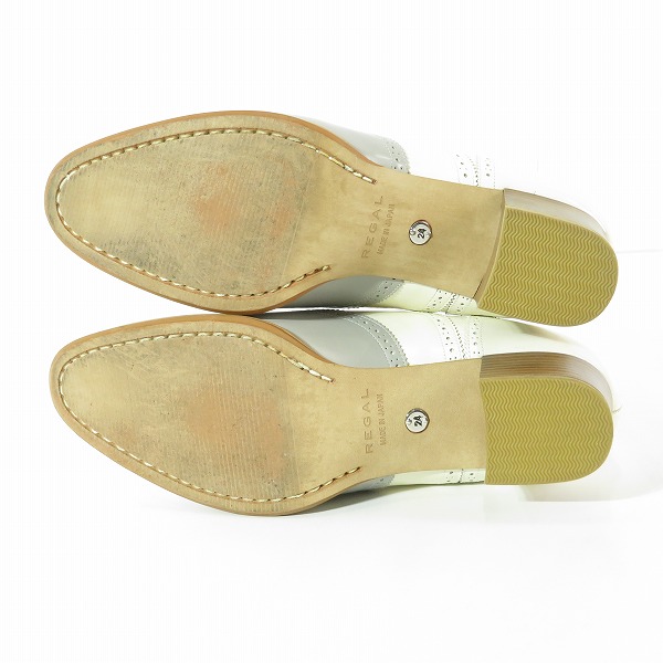 実際に弊社で買取させて頂いたREGAL/リーガル ウイングチップヒールパンプス F80F/24.0の画像 2枚目