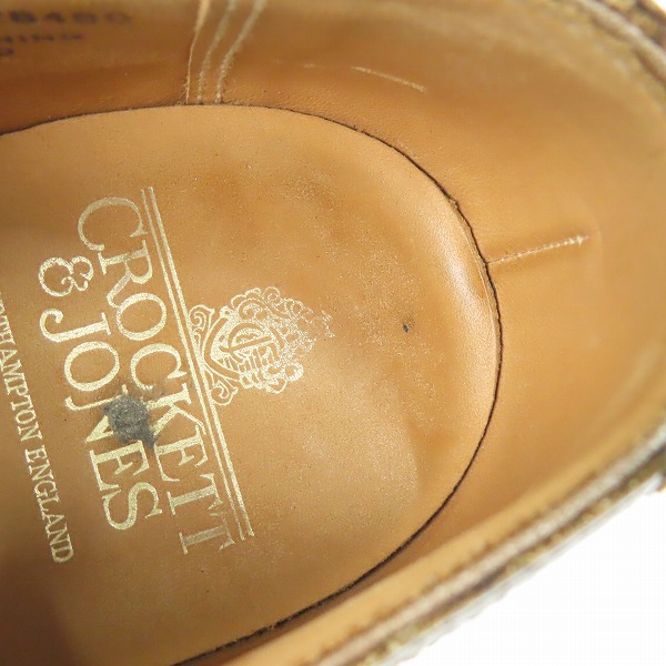 実際に弊社で買取させて頂いたCROCKETT&JONES/クロケットアンドジョーンズ SHIPS別注 キャップトゥ ドレスシューズ 6.5 の画像 6枚目