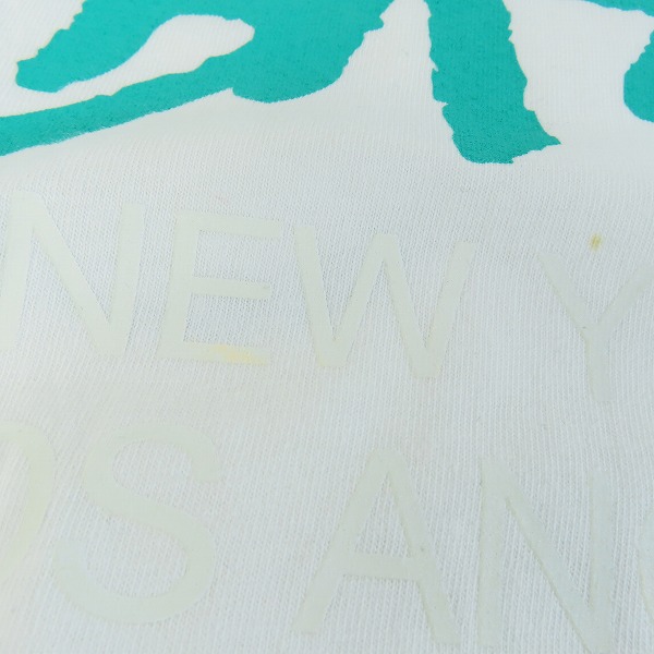 実際に弊社で買取させて頂いたSTUSSY/ステューシー ストックロゴ ワールドツアー 30周年/30th プリントデザイン 半袖Tシャツ M の画像 5枚目