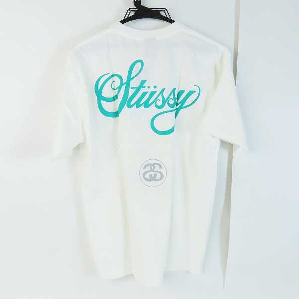 実際に弊社で買取させて頂いたSTUSSY/ステューシー ストックロゴ ワールドツアー 30周年/30th プリントデザイン 半袖Tシャツ M の画像 1枚目