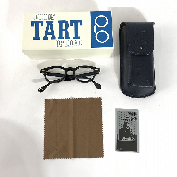 実際に弊社で買取させて頂いたJULIUS TART OPTICAL/ジュリアス タート オプティカル 眼鏡 メガネフレーム アイウェア AR PL-001Aの画像 9枚目