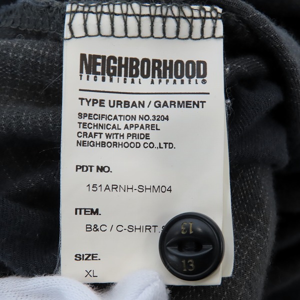 実際に弊社で買取させて頂いたNEIGHBORHOOD/ネイバーフッド 15SS チェック柄半袖シャツ 151ARNH-SHM04 /XLの画像 3枚目