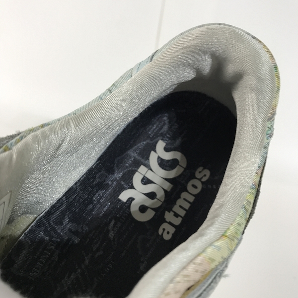 実際に弊社で買取させて頂いたASICS TIGER× ATMOS/アシックスタイガー×アトモス GEL-LYTE III WORLD MAP SKY/PCT/世界地図 1191A197-400/24の画像 4枚目