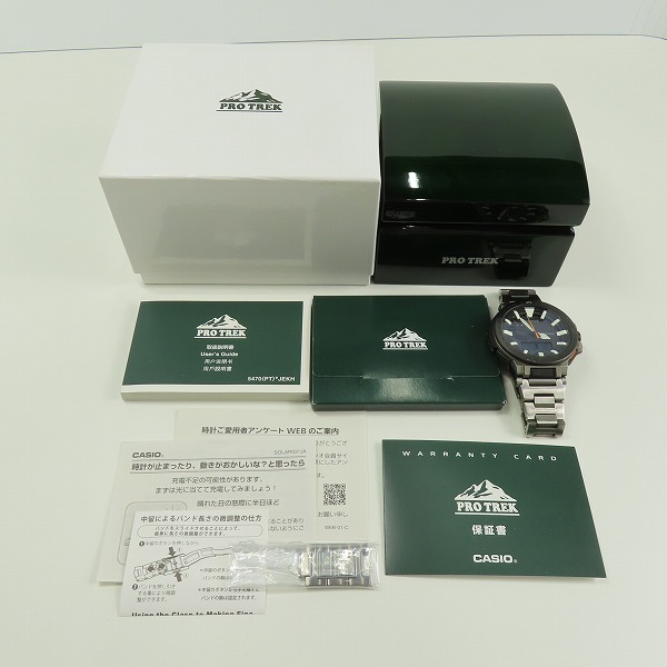 実際に弊社で買取させて頂いたCASIO/カシオ PROTREK/プロトレック MANASLU/マナスル ソーラー PRX-8000T-7AJFの画像 9枚目