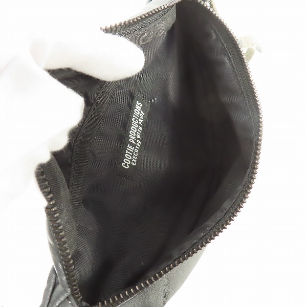 実際に弊社で買取させて頂いたCOOTIE/クーティー Leather Waist Pack ボディバッグ/ウエストバッグの画像 3枚目