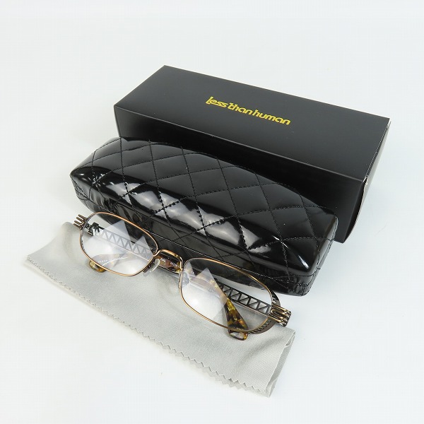 実際に弊社で買取させて頂いたless than human/レスザンヒューマン HAL 眼鏡/メガネフレーム/アイウェアの画像 9枚目