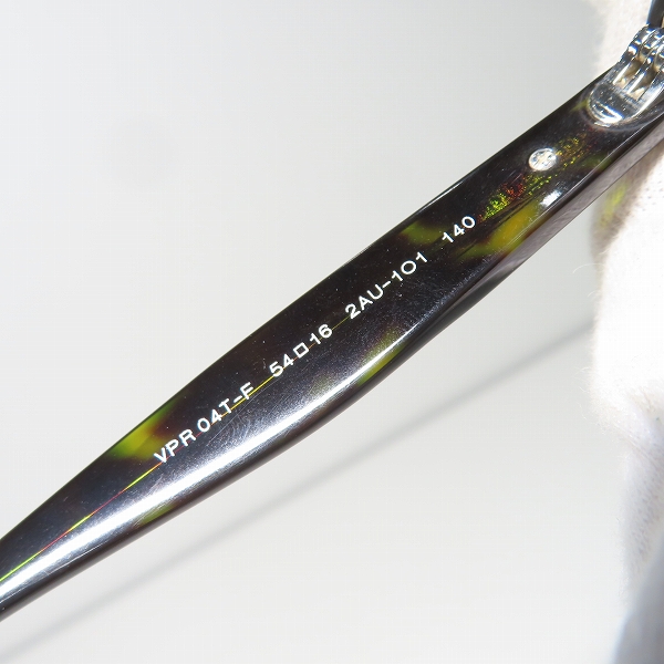 実際に弊社で買取させて頂いたPRADA JOURNAL/プラダ ジャーナル メガネフレーム/アイウェア VPR04T-Fの画像 5枚目