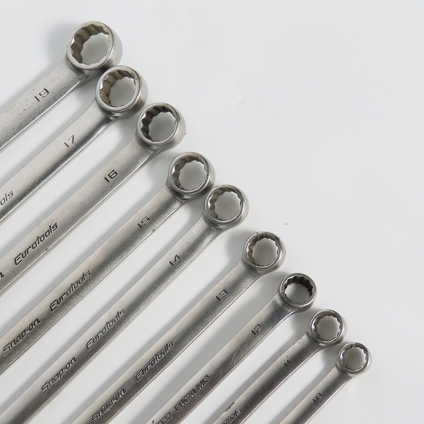 実際に弊社で買取させて頂いたSnap-on Eurotools/スナップオン コンビネーションレンチ  ERCXLM19/17～10  9点セットの画像 4枚目