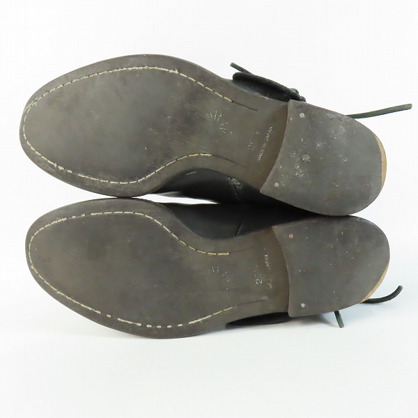 実際に弊社で買取させて頂いたMIHARAYASUHIRO/ミハラヤスヒロ レースアップ レザーブーツ/25.5の画像 2枚目