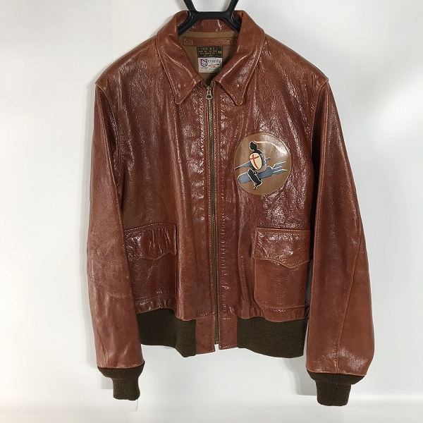 実際に弊社で買取させて頂いたBuzz Rickson’s/バズリクソンズ Security AVIATION TOGS  TYPE A-2  フライトジャケット/40