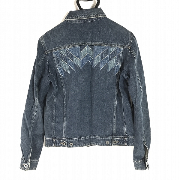 実際に弊社で買取させて頂いたDIESEL BLACK GOLD/ディーゼル ブラックゴールド デニムジャケット/44の画像 1枚目