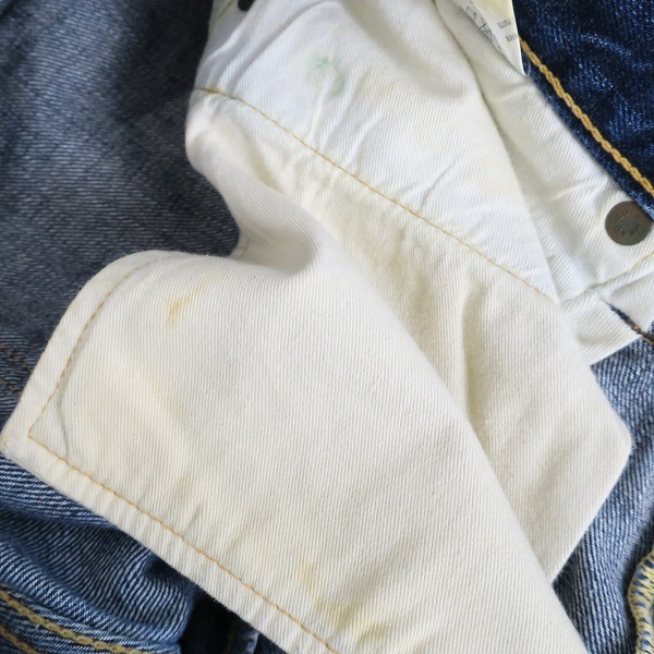 実際に弊社で買取させて頂いたTHE FLAT HEAD/フラットヘッド ボタンフライ デニムパンツ Lot.3005 /W34 L36の画像 5枚目