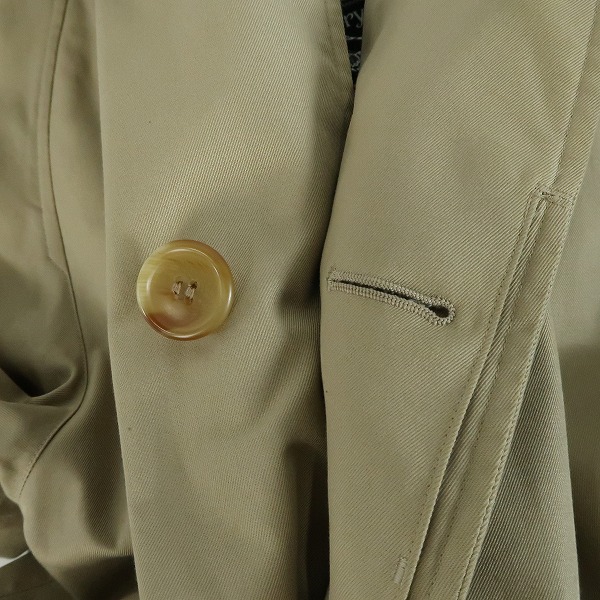 実際に弊社で買取させて頂いたBurberrys/バーバリーズ 裏地ノバチェック ライナー付き ステンカラーコート 01601-Pの画像 6枚目