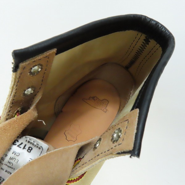 実際に弊社で買取させて頂いたRED WING/レッドウィング アイリッシュセッター モックトゥ 8173/11Eの画像 4枚目