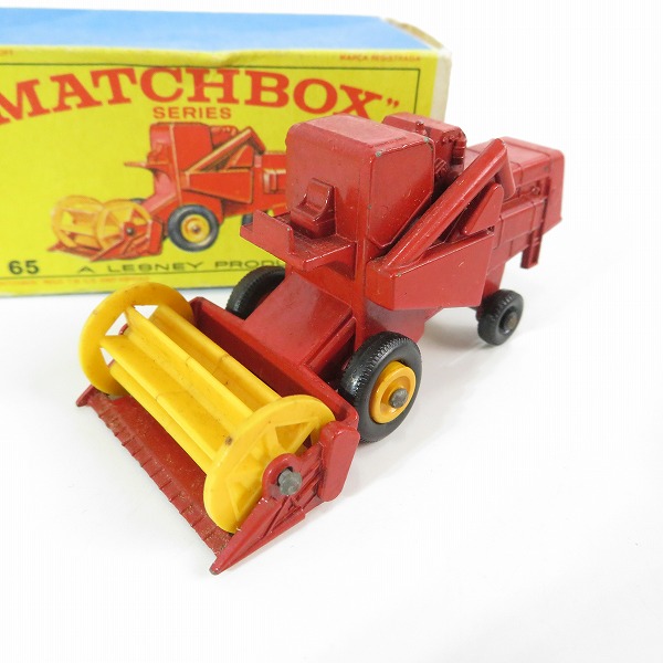 実際に弊社で買取させて頂いたMATCHBOX/マッチボックス No.65 CLAAS COMBINE HARVESTER/コンバイン ハーベスタ ミニカー