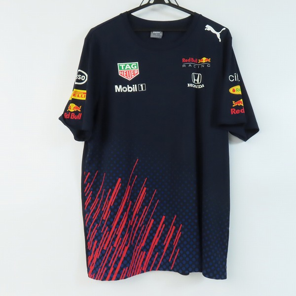 実際に弊社で買取させて頂いたPUMA/プーマ  RBR レッドブル レーシング Tシャツ/2021/763112-01/L