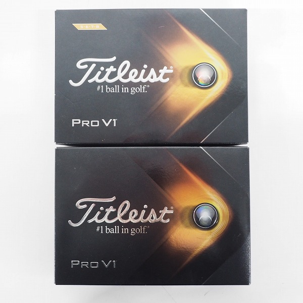実際に弊社で買取させて頂いた【未使用】Titleist/タイトリスト PRO V1 ゴルフボール ホワイト 2ダースの画像 2枚目