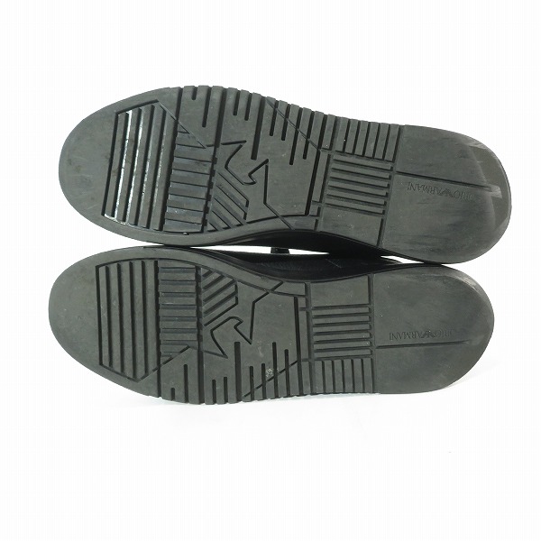 実際に弊社で買取させて頂いたEMPORIO ARMANI/エンポリオ アルマーニ レザー ローカットスニーカー X4X159/8の画像 2枚目