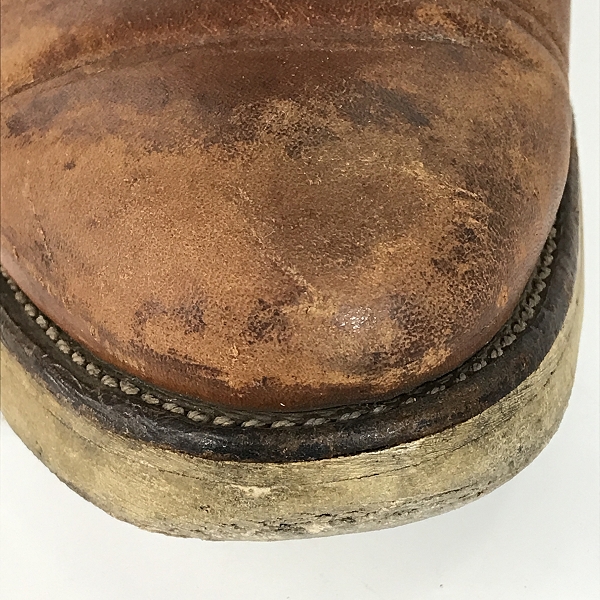 実際に弊社で買取させて頂いたRED WING/レッドウイング 90's 866 緑犬タグ アイリッシュセッター ペコスブーツ /9Eの画像 7枚目