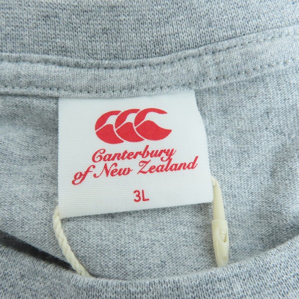 実際に弊社で買取させて頂いた【未使用】Canterbury/カンタベリー ショートスリーブティーシャツ/RA34121/3Lの画像 2枚目