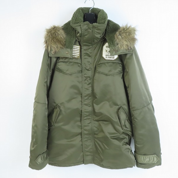 実際に弊社で買取させて頂いたHYSTERIC GLAMOUR/ヒステリックグラマー エアフォース プリマロフト 0204AC01/L