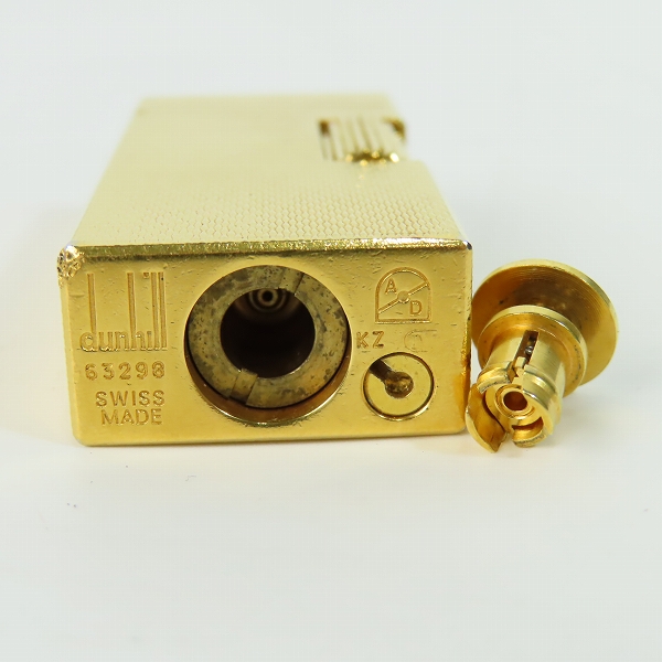 実際に弊社で買取させて頂いたdunhill/ダンヒル サイドローラー ガスライター ゴールドの画像 3枚目